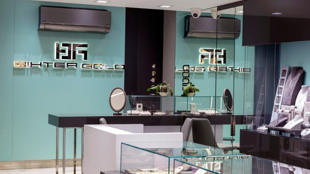 Modern Kuyumcu Mağaza Dekorasyonu